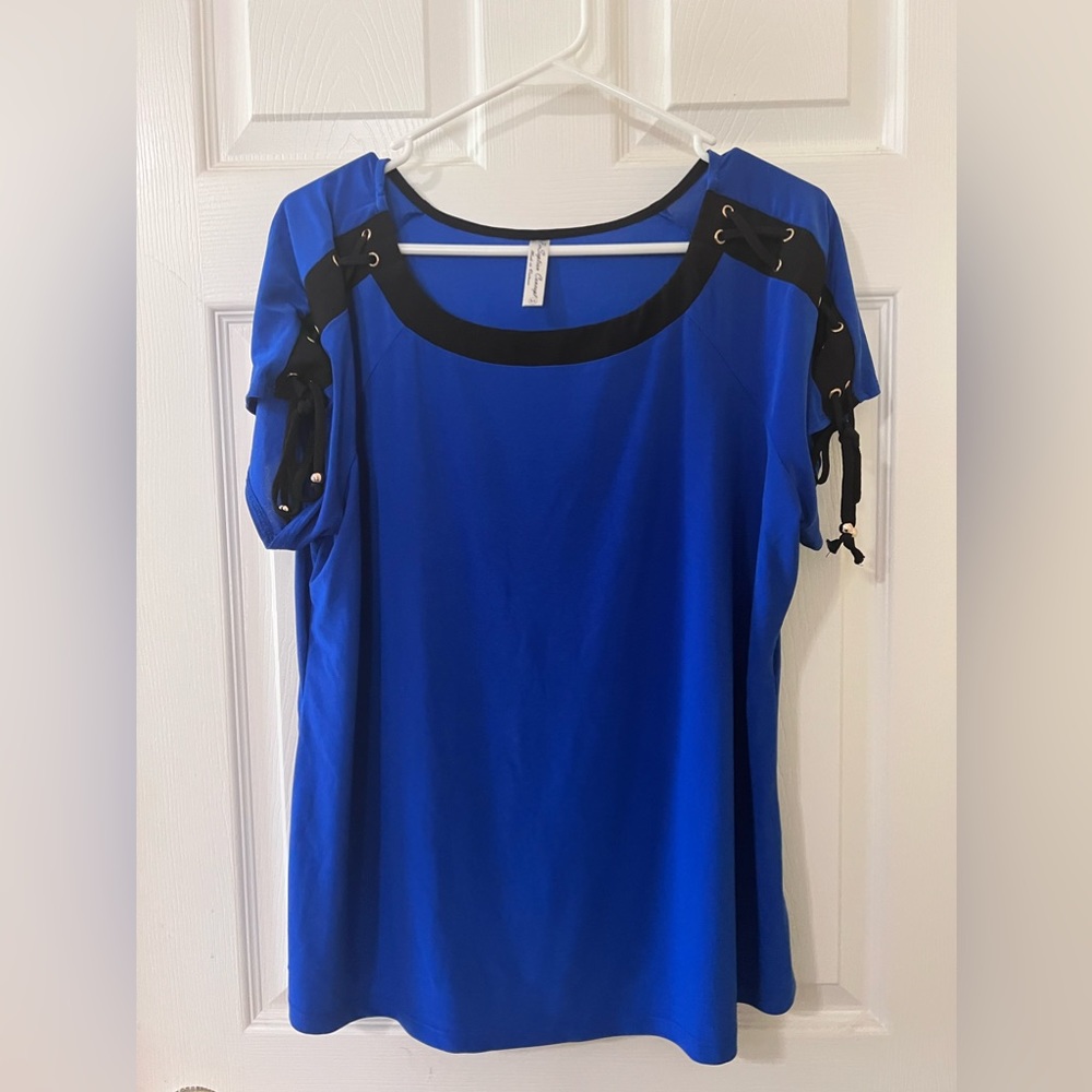 Black & Royal Blue Shirt